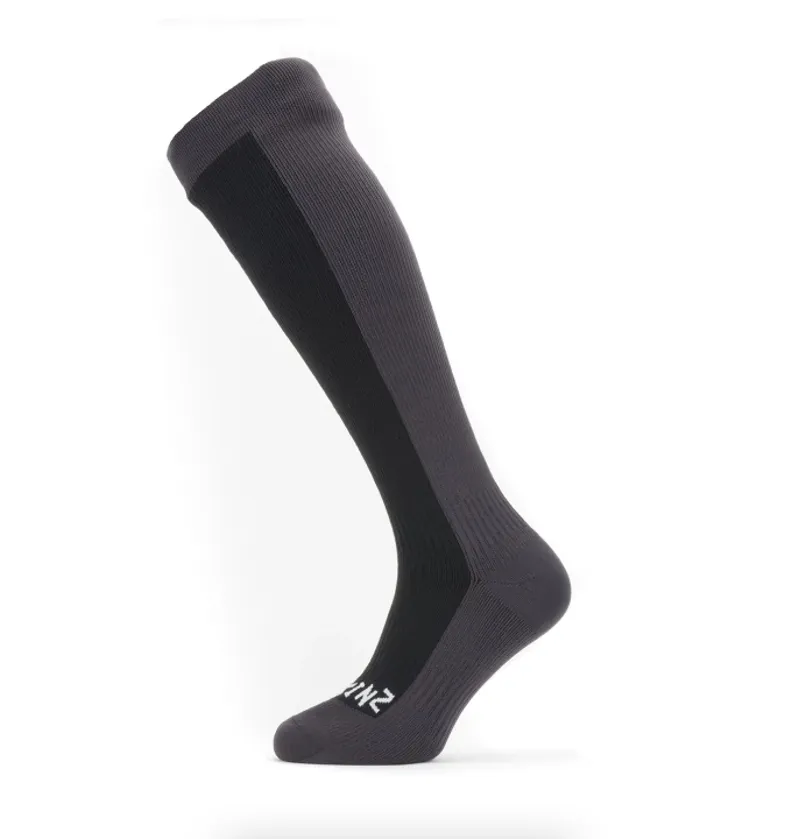 Sealskinz Cold Weather Knee Length Black and Grey